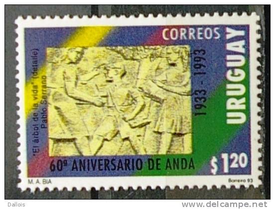 Uruguay - 1993 - 60ème Anniversaire De L´ANDA - Neuf - Pharmacy