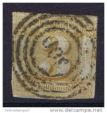 Deutschland: Thurn Und Taxis Mi 17 Used/cancelled - Gebraucht