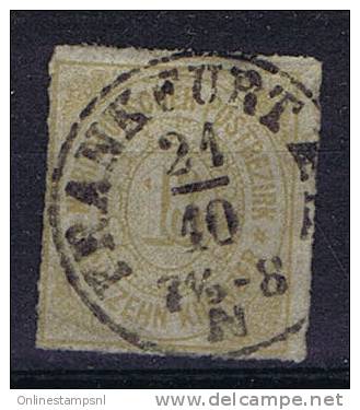 Deutschland: Nordd. Postbezirk Mi  11 Used/cancelled - Used