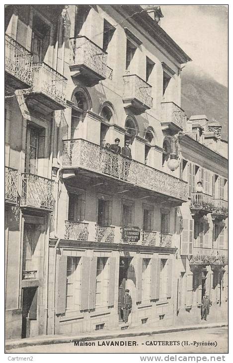 CAUTERETS LA MAISON LAVANDIER HOTEL MEUBLE DEVANTURE 65 PYRENEES - Cauterets