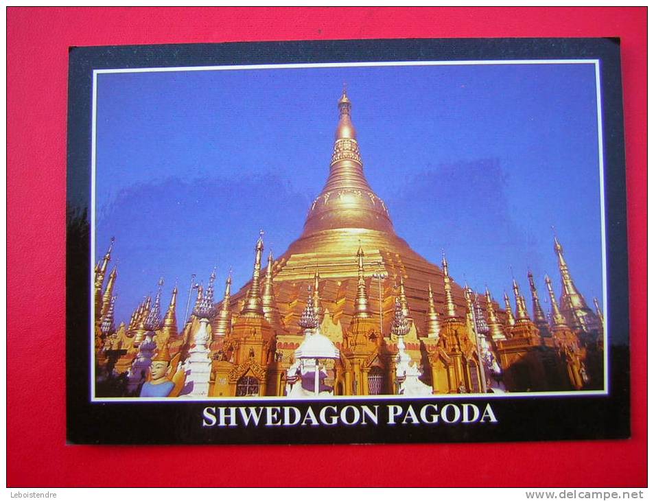 CPM  MYANMAR SHWEDAGON PAGODA  NON VOYAGEE - Myanmar (Burma)