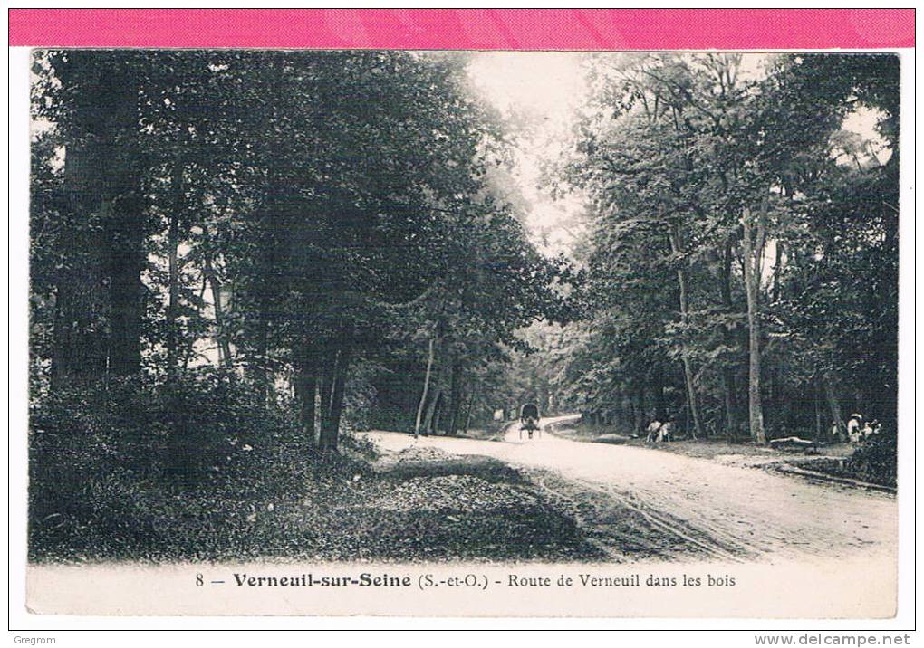 78 : VERNEUIL SUR SEINE , Route De Verneuil Dans Les Bois - Verneuil Sur Seine