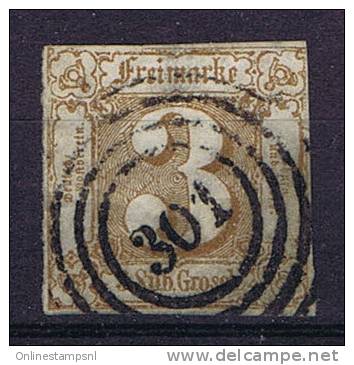 Deutschland: Thurn Und Taxis Mi 17 Used/cancelled - Gebraucht