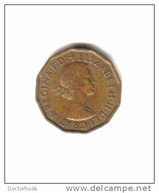 GREAT BRITAIN    3  PENCE  1963  (KM# 900) - F. 3 Pence