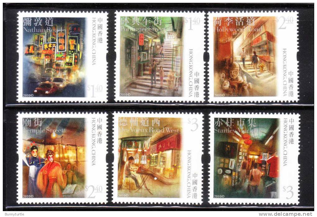 Hong Kong 2010 Street Scenes Streets MNH - Neufs