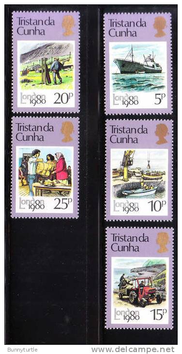 Tristan Da Cunha 1980 London 80 Intl Stamp Exhibition MNH - Tristan Da Cunha