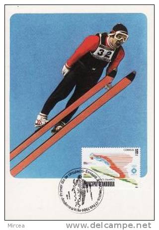 109 - Andorre Espagnol Carte Maximum 1984 - Brieven En Documenten