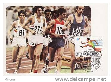 111 - Andorre Espagnol Carte Maximum 1984 - Covers & Documents