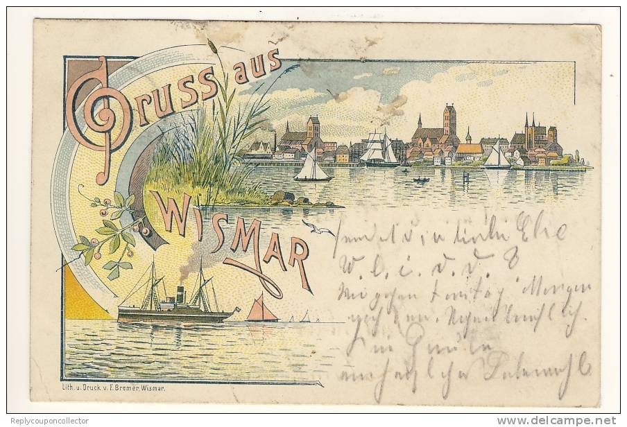 WISMAR - 1897 , Gruss Aus ... - Sonstige & Ohne Zuordnung