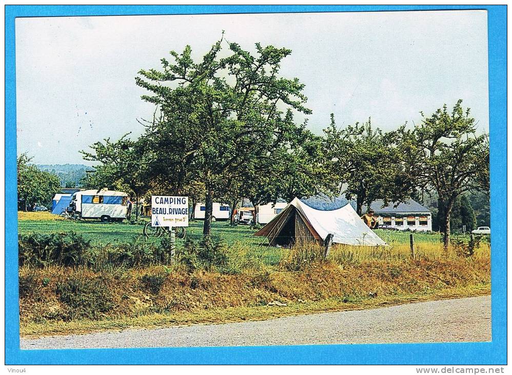 CP -Caurel- Lac De Guerledan- Camping Le Beau Rivage- 22 Côtes D'Armor - Caurel