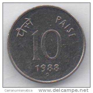 INDIA 10 PAISE 1988 - India