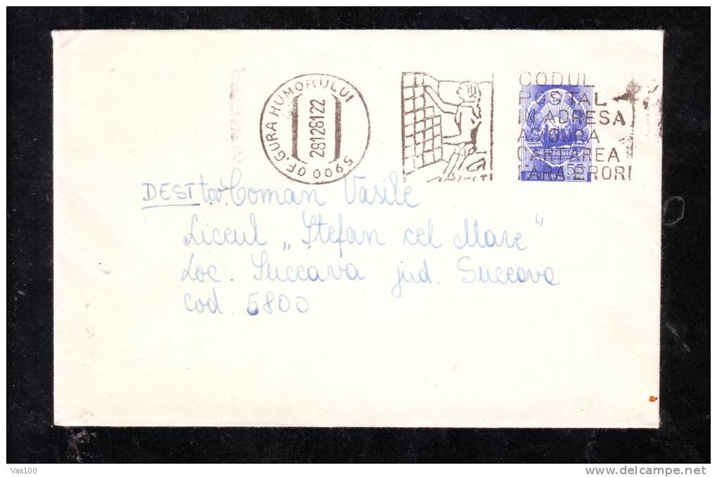 VERY RARE METERMARK,LILIPUT COVER,POSTAL STATIONERY,ENTIER POSTAUX,1981,ROMANIA - Lettres & Documents