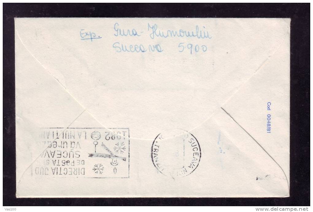VERY RARE METERMARK,LILIPUT COVER,POSTAL STATIONERY,ENTIER POSTAUX,1981,ROMANIA - Lettres & Documents