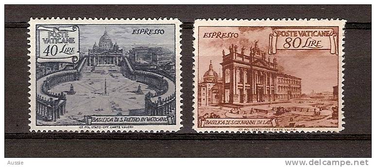 Vatican Vatikaan 1949 Yvertn° Espresso 11-12 *** Mint Not Hinged Cote 100  Euro - Priority Mail