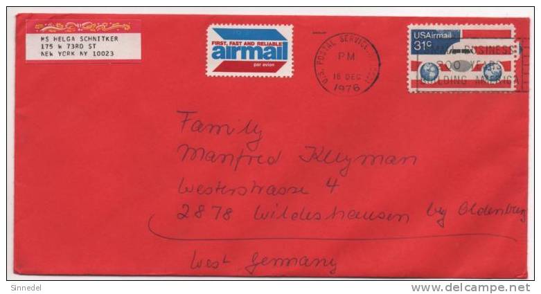 COURRIER POUR L ALLEMAGNE - Storia Postale