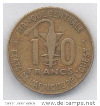 BANQUE CENTRALE ETATS DE L´AFRIQUE DE L´OUEST 10 FRANCS 1975 - Other - Africa