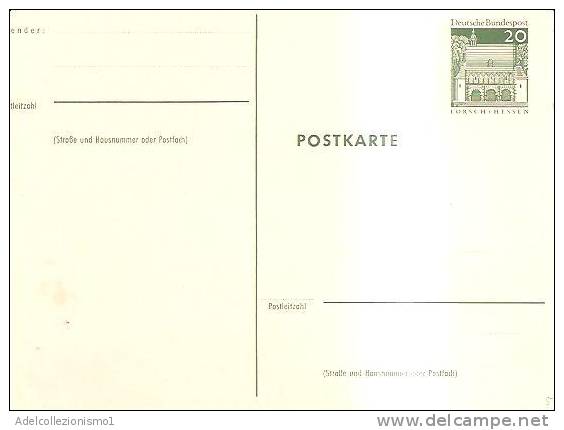 66849)cartolina Postale Tedesca Con Un Valore + Annullo - Errors & Oddities
