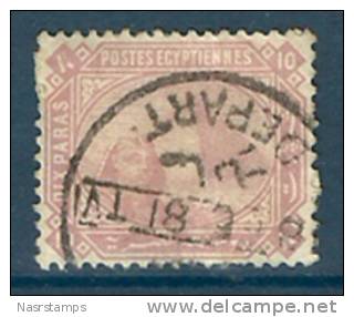 Egypt 1879 - 1902 ( De La Rue - 10 Paras ) - Used - 1866-1914 Khédivat D'Égypte