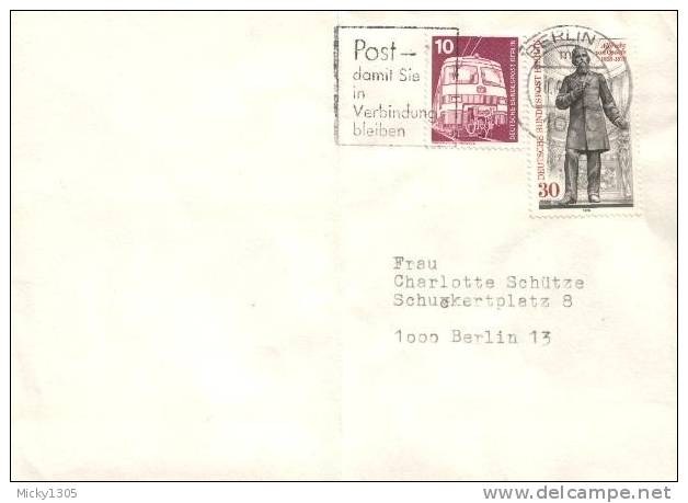 Germany / Berlin - Umschlag Echt Gelaufen / Cover Used (l518)- - Lettres & Documents