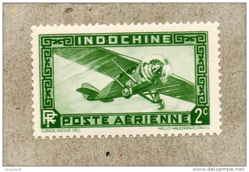 INDOCHINE : Avion En Vol - Héliogravé - - Poste Aérienne