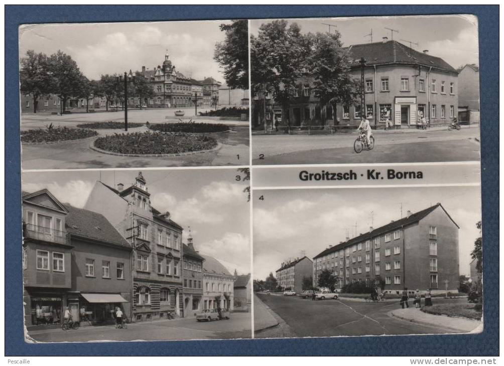 SACHSEN - CP GROITZSCH - Kr. BORNA - FOTO BLUME KLITZSCHEN - BOLD UND HEIMAT REICHENBACH VOGLT - Borna