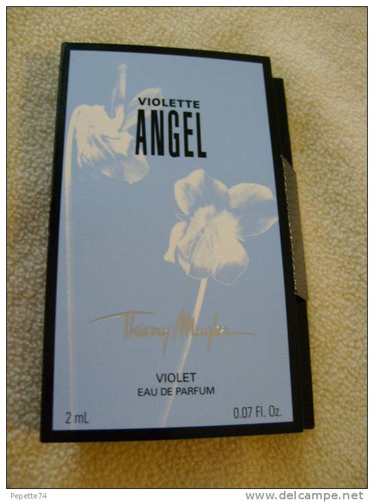 Echantillon Violette Angel - Jardin D´étoiles - Thierry Mugler - Eau De Parfum - 2 Ml - Echantillons (tubes Sur Carte)