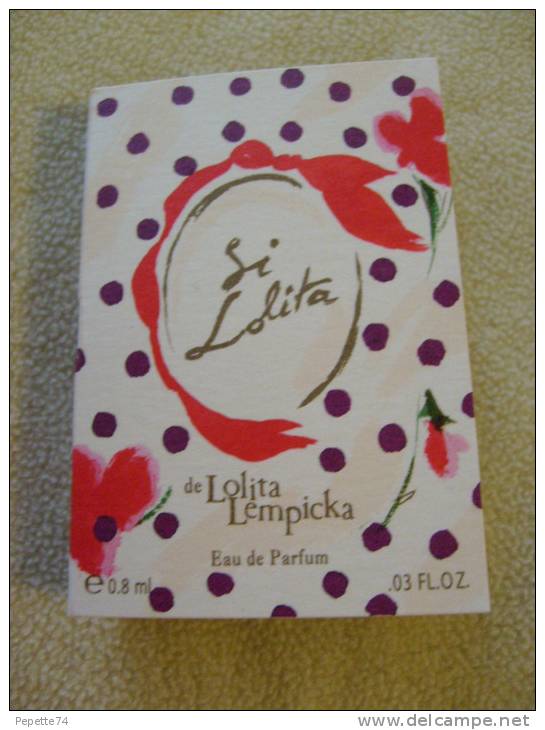 Echantillon Si Lolita - Lolita Lempicka - Eau De Parfum - 0.8 Ml - Echantillons (tubes Sur Carte)