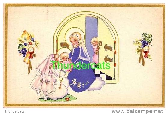 CPA ILLUSTRATEUR ENFANT ANGE ANGES ** ARTIST DRAWN CARD CHILD ANGEL ANGELS ** COLOPRINT - Anges