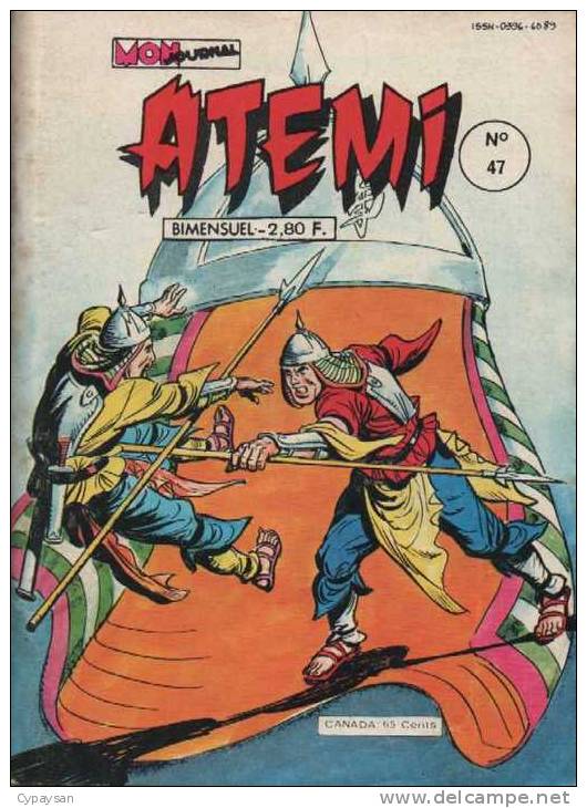 ATEMI N° 47 BE MON JOURNAL  11-1978 - Atemi