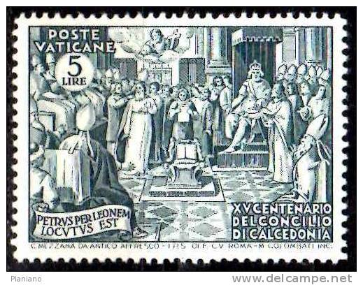 PIA - VATICANO  - 1951  : 1500° Del Concilio Di Calcedonia -  (SAS  149-53  = S 35) - Unused Stamps