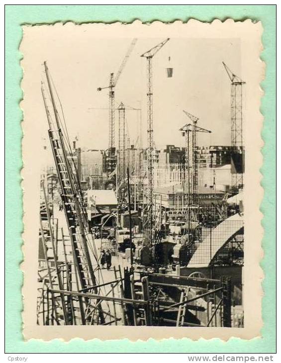 75 PARIS -  Photo Foire Exposition 1950 - Grue - Photo 4.5 Cm X 5.5 Cm - Lieux