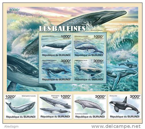 BURUNDI 2011 - Fauna II (10 Sets: 4v + S/S Each) - Mi 1974//2121 + B151//169 - Neufs