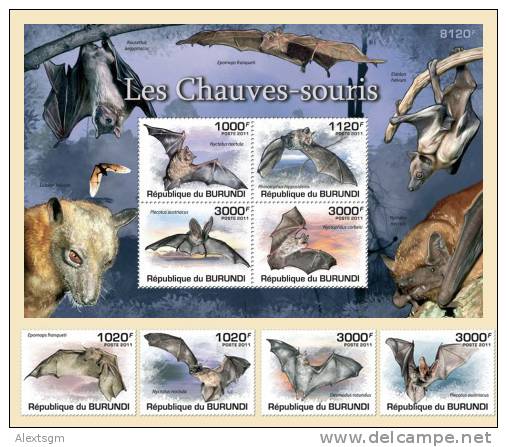 BURUNDI 2011 - Fauna II (10 Sets: 4v + S/S Each) - Mi 1974//2121 + B151//169 - Neufs