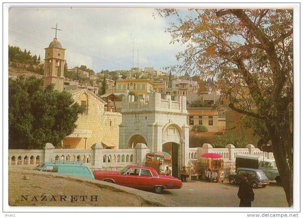 ASIA ISRAEL NAZARETH ORTHODOX CHURCH OF ANNUNCIATION WITH MARY'S WELL Nr. 8878 OLD POSTCARD - Israel