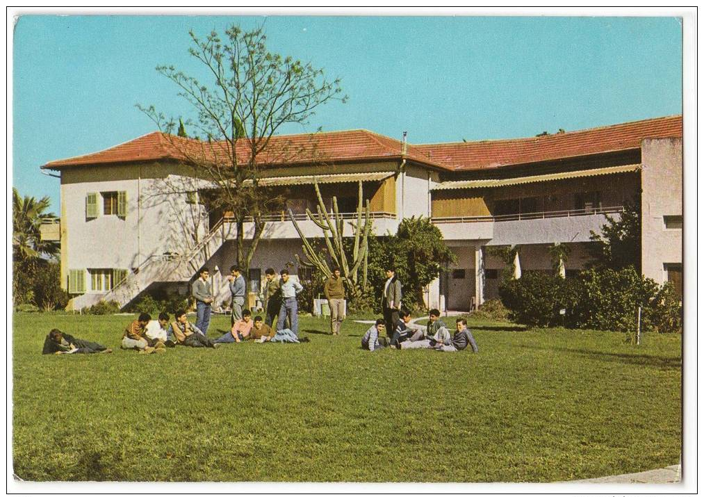 ASIA ISRAEL NAHALAL THE CHANA MAISEL-SHOCHAT AGRICULUTRAL SECONDARY SCHOOL Nr. 6144 OLD POSTCARD - Israel