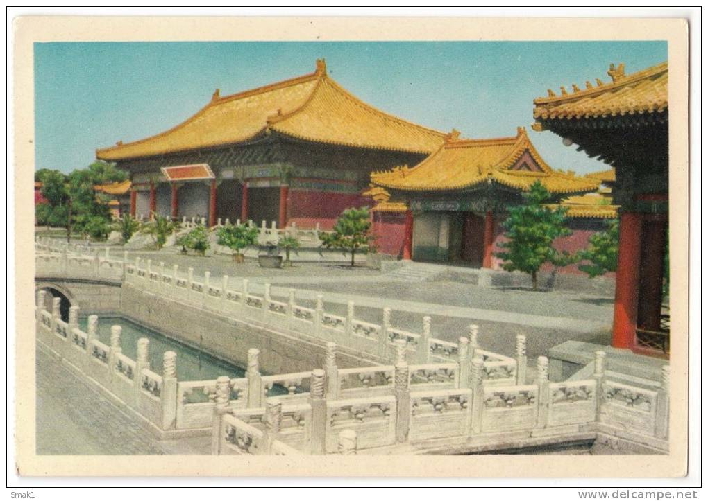 ASIA CHINA BEIJING THE CITY AREA THE TEMPLE OLD POSTCARD - China