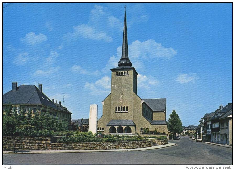 Sankt Vith :  Die Kirche - L'église     ( Grand Format ) - Saint-Vith - Sankt Vith