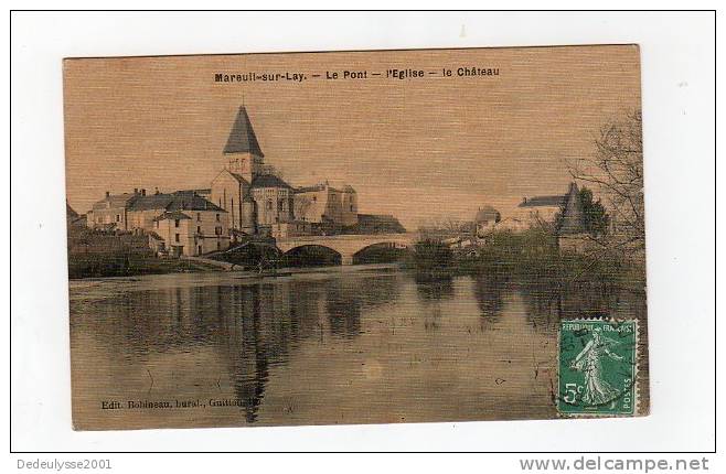 Nov12   8557776  Mareuil Sur Lay   Le Pont L'église - Mareuil Sur Lay Dissais
