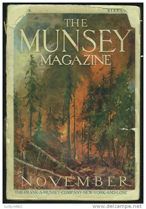 "The Munsey Magazine" For November 1907.  Hundreds Of Advertisements. - Other & Unclassified