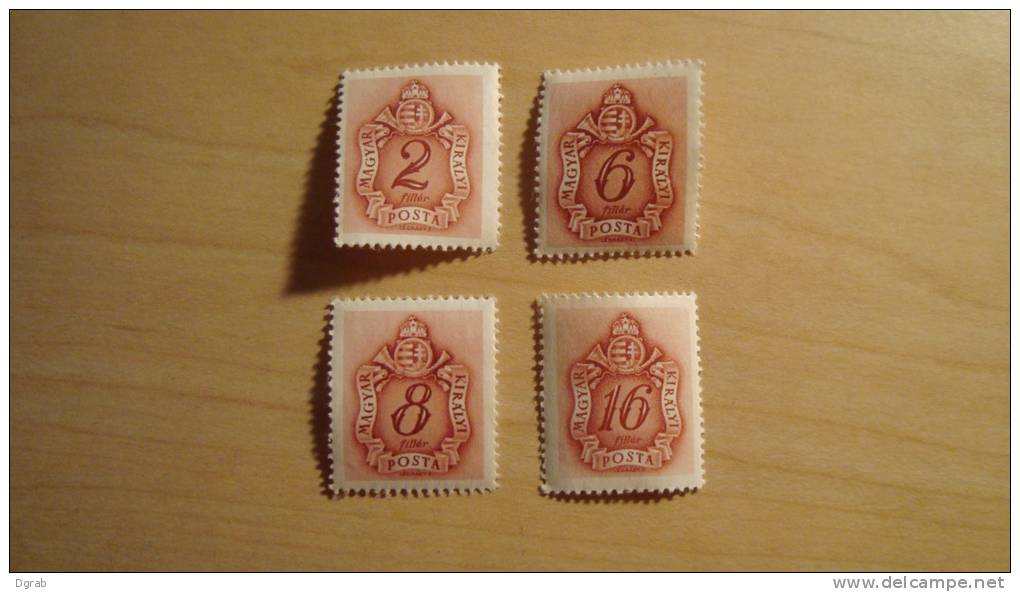 Hungary  1941  Mix Lot  MNH - Unused Stamps