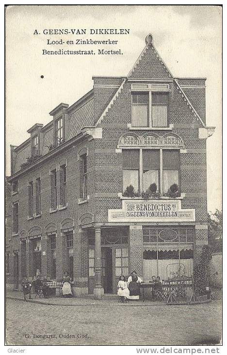 MORTSEL - Benedictusstraat - A. Geens-Van Dikkelen - Lood En Zinkbewerker - Mortsel