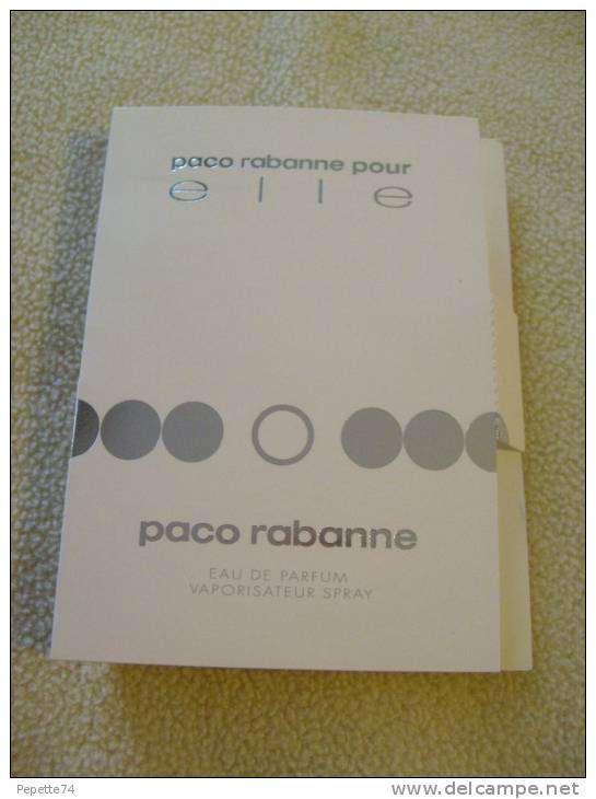 Echantillon Paco Rabanne Pour Elle - Paco Rabanne - Eau De Parfum - 1.5 Ml - Parfumproben - Phiolen