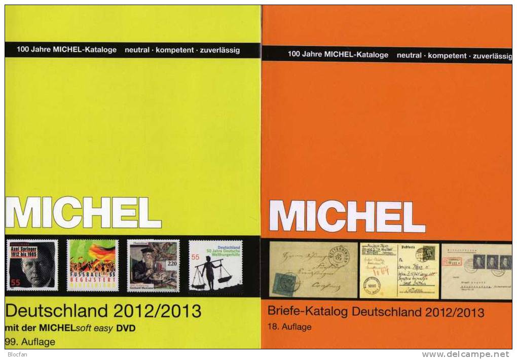 2xMICHEL Deutschland Plus Spezial Briefe Katalog 2013 Neu 133€ With Stamps + Cover FDC Card Letters Catalogue Of Germany - Kolonien Und Auslandsämter