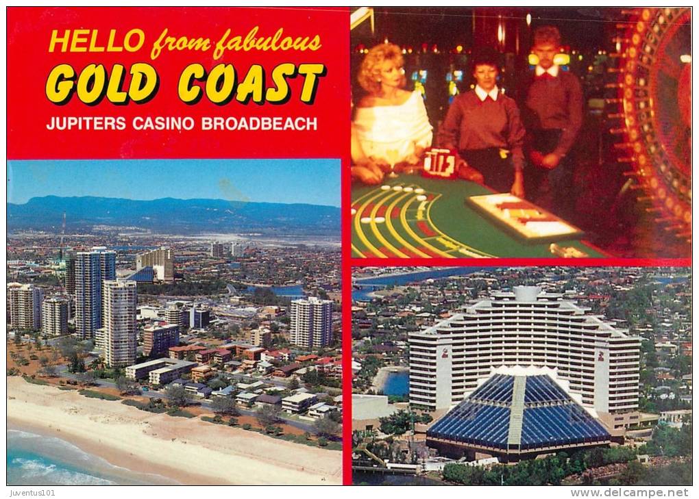 CPSM Australie-Hello From Fabulous Gold Coast-Jupiters Casino Broadbeach   L1140 - Gold Coast