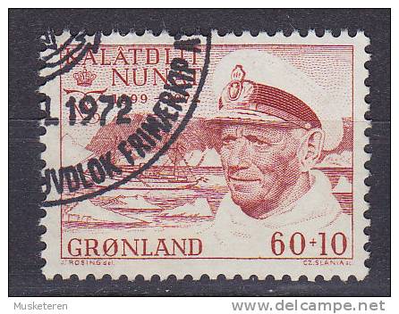 Greenland 1972 Mi. 81     60 Ø + 10 Ø King König Frederik IX Memorial Issue (Cz. Slania) - Oblitérés