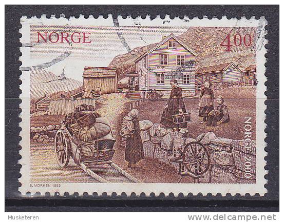 ## Norway 1999 Mi. 1256    4.00 Kr Auswanderung Nach Nordamerika (19.Jh.) - Gebraucht