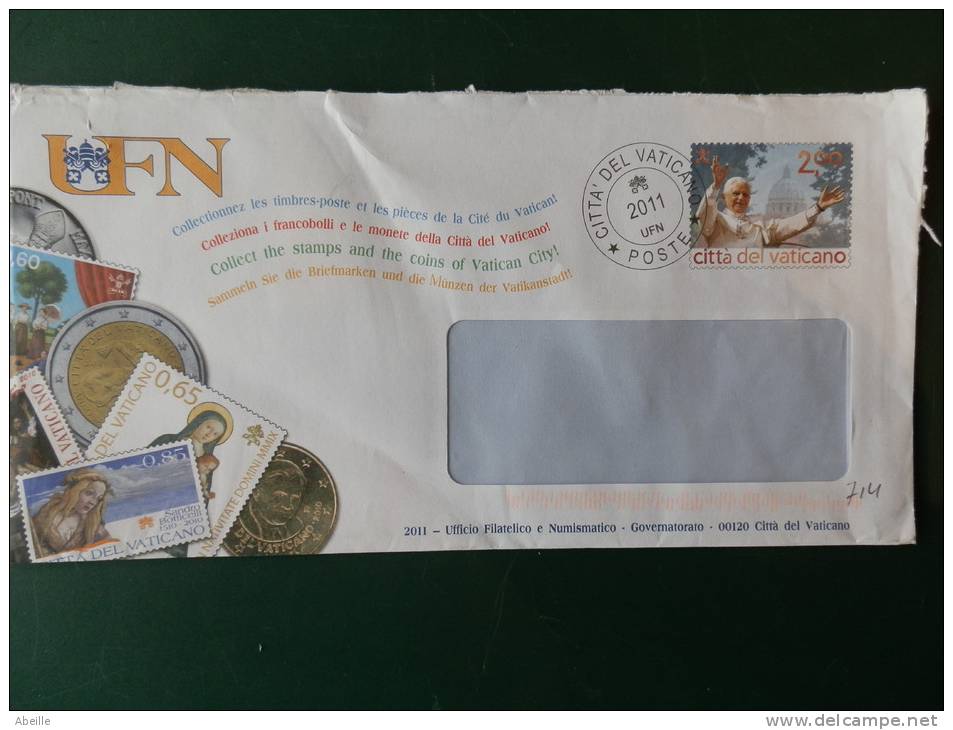 IT   715    ENVELOPPE  2011 - Entiers Postaux