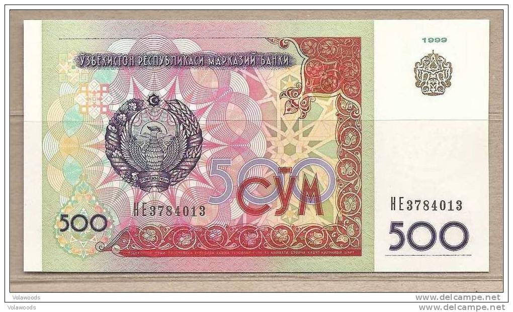 Uzbekistan - Banconota Non Circolata Da 500 Som - 1999 - Uzbekistan