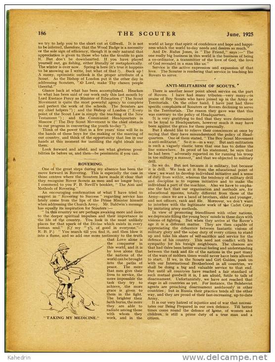 The Scouter, June 1925, The Headquarters Gazette Of The Boys Scouts Association, Magazine - Scoutisme