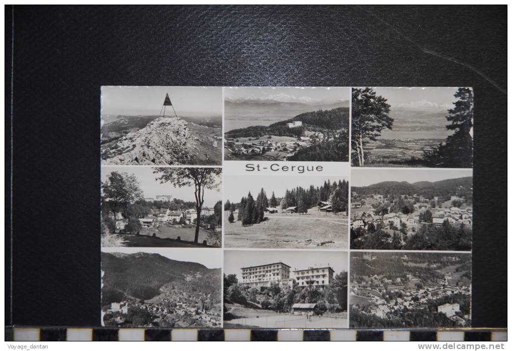 CP, Suisse, St Cergue Multivues Photo Edition A Deriaz Baulmes - Riaz